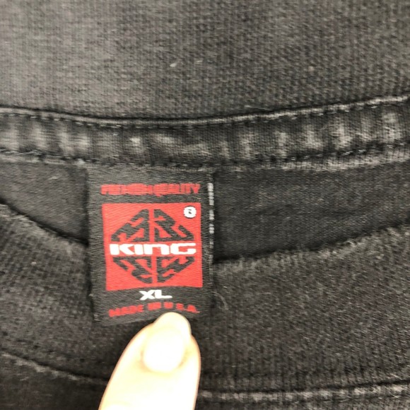 Vintage Big & Tall mans Streetwear Basketball Shirt, 3D Basketball Textured XL - Picture 7 of 8